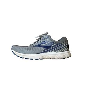 BROOKS ADRENALINE 19- MENS BLUE/SILVER- GUIDERAILS SZ 13 SNEAKERS gray